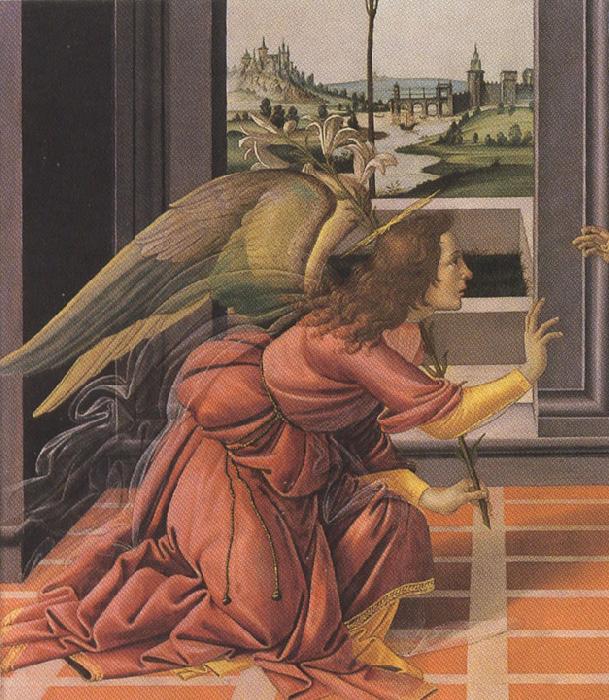 Sandro Botticelli Details of Annunciation (mk36)